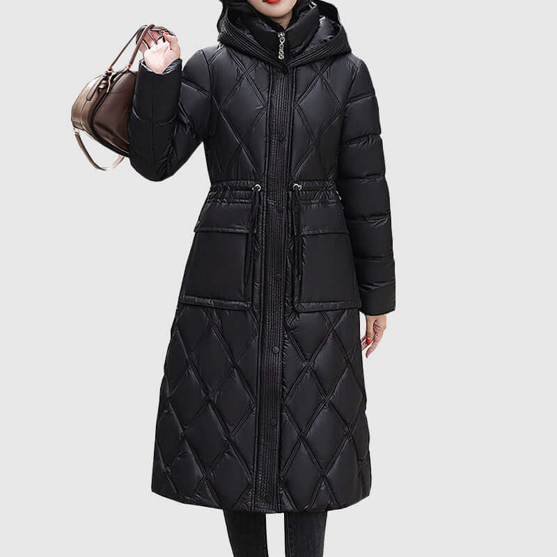 EB | Damen gepolsterte Kapuzen Winterjacke