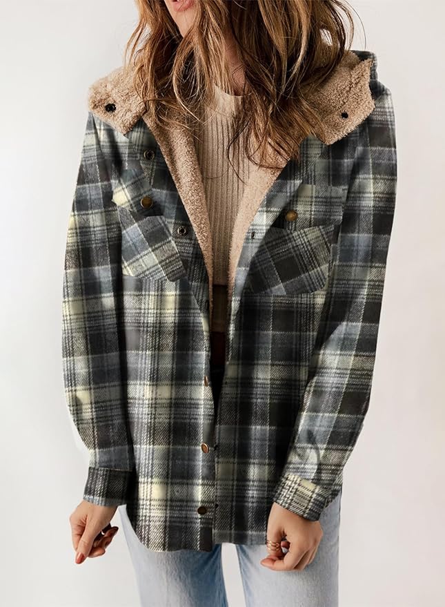 EB | Kariertes Futter Hemdjacke