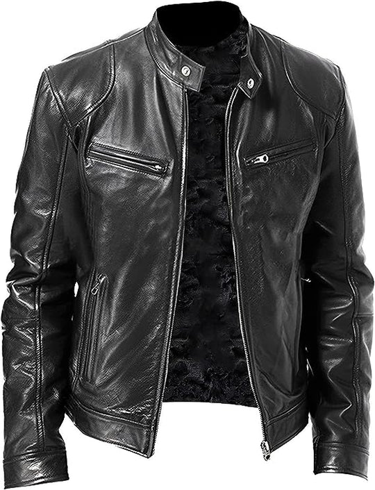 EB | Lederjacke Herren Davide