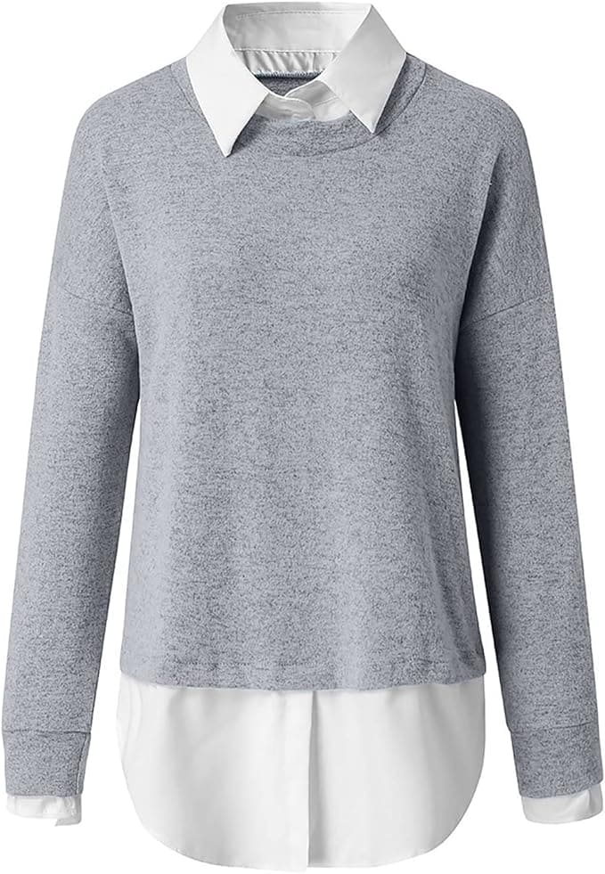 EB | Klassischer Pullover mit Hohem Kragen Wollmischung Elegant und Zeitlos