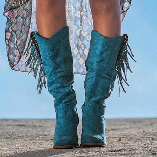 EB | Western Cowboy Stiefel mit Fransen