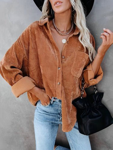 EB | Cordjacke mit Knöpfen