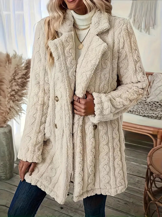 EB | Weicher Thermal-Mantel für Damen mit Langen Ärmeln Chic