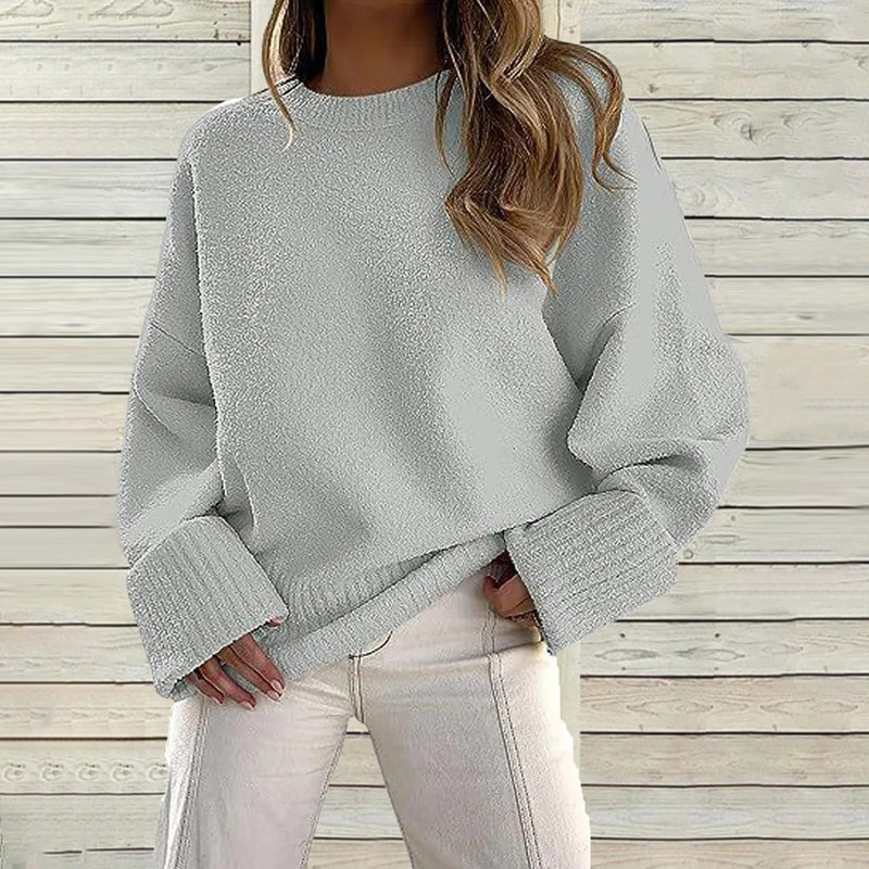 EB | Oversize Strickpullover Acryl Modern und Komfortabel