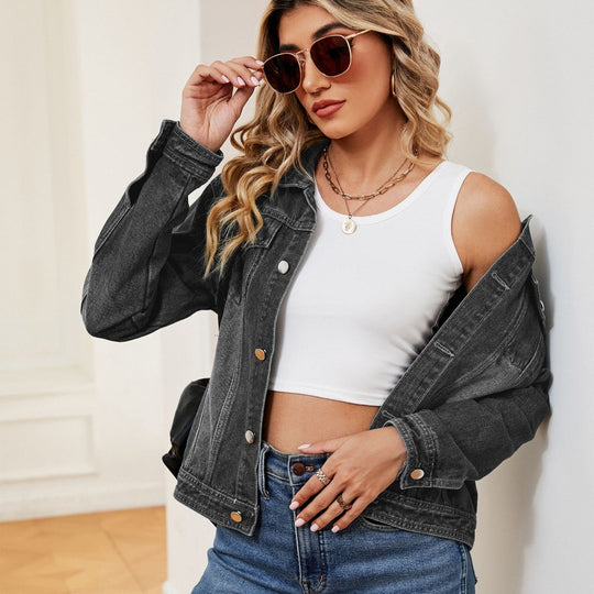 EB | Gewaschenes Denim-Jacke