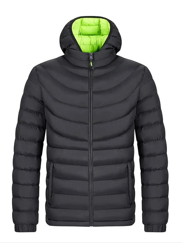 EB | Herrenjacke mit Geradem Kragen Gefüttert für Herbst und Winter