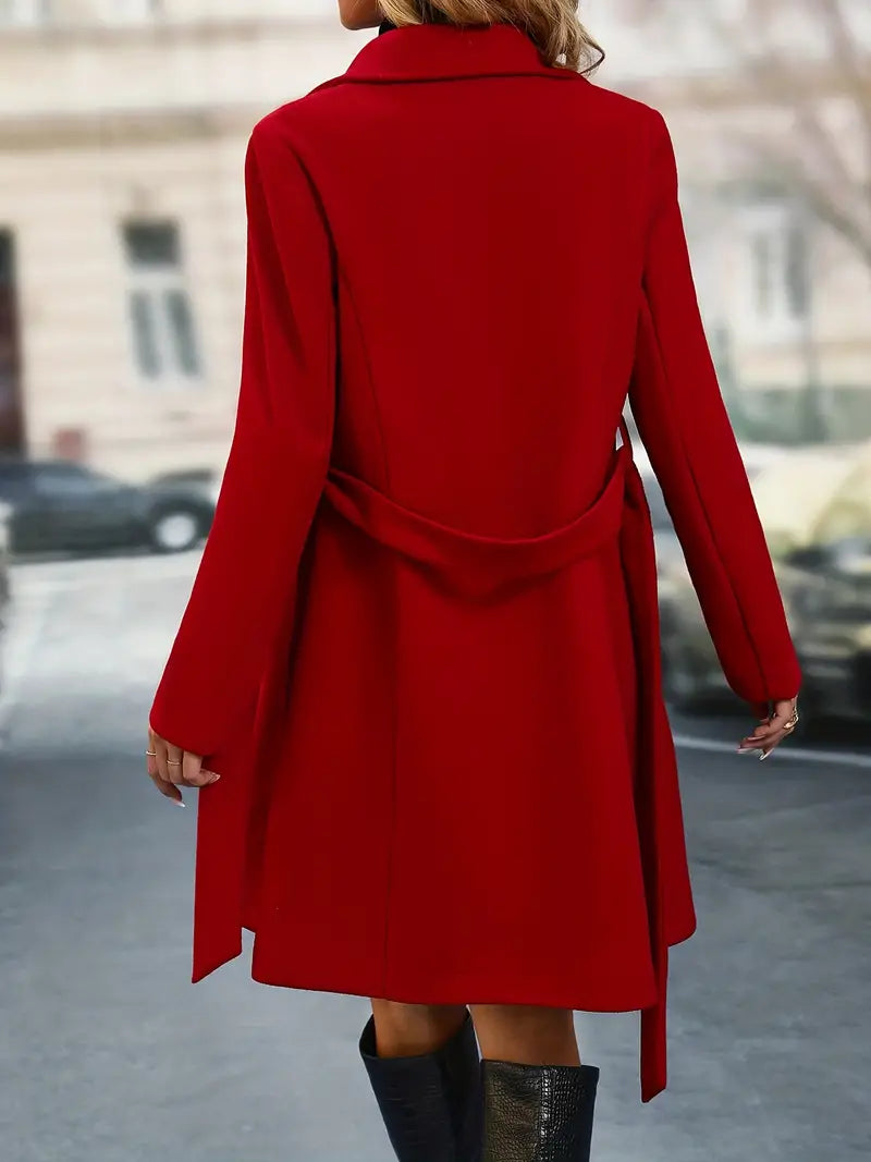 EB | Schicker Damen Trenchcoat Mit Doppelter Knopfreihe