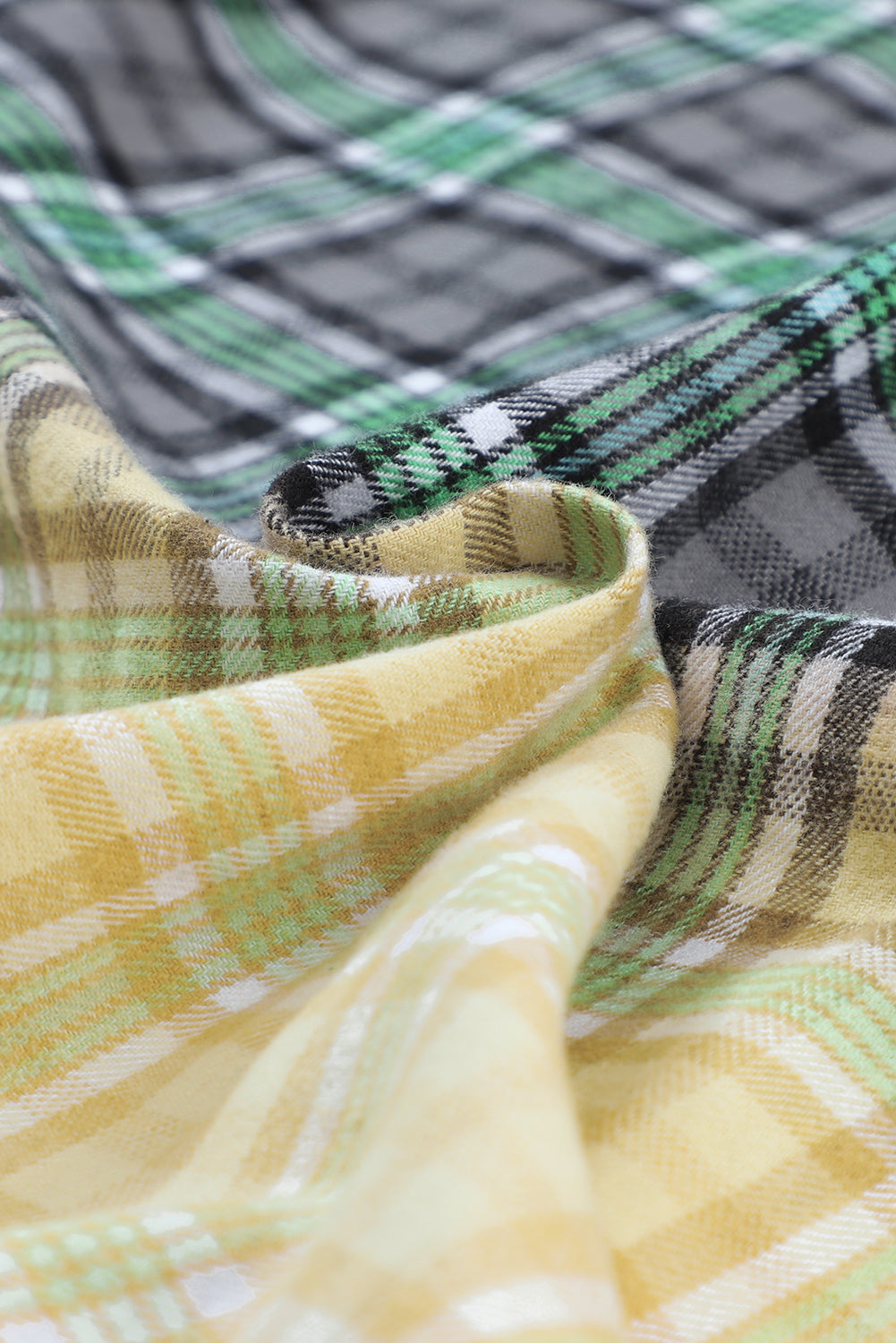 EB | Patchwork Cam Jacket in Checkered Cotton Blend Trendy und Unique