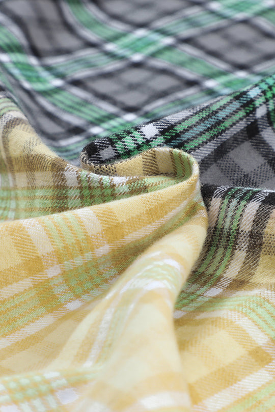 EB | Patchwork Cam Jacket in Checkered Cotton Blend Trendy und Unique