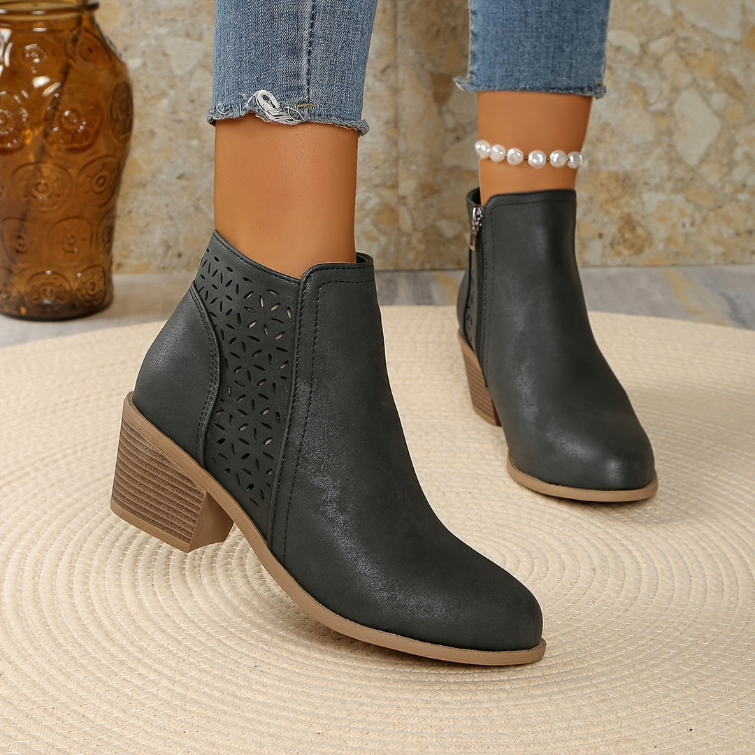Damen-Stiefeletten aus Leder, orthopädisch & komfortabel EB EB