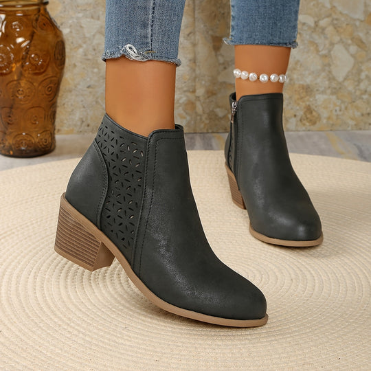 Damen-Stiefeletten aus Leder, orthopädisch & komfortabel EB EB