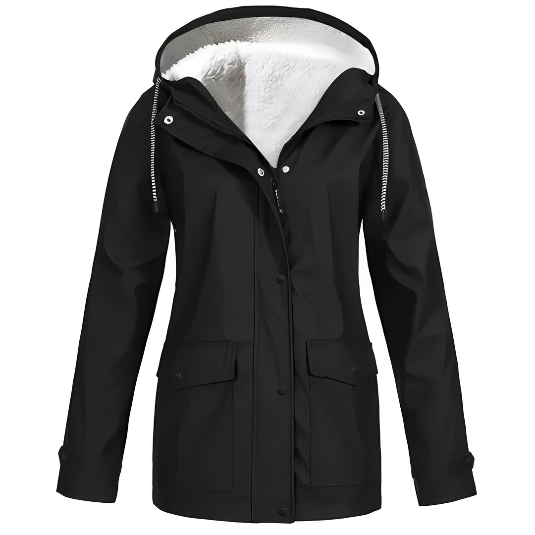 EB | Fleecegefütterte Damen Regenjacke