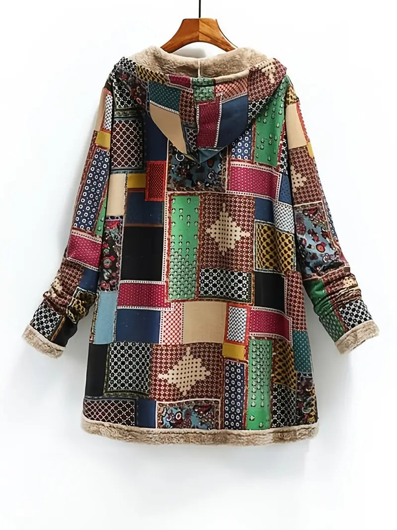 EB | Retro Patchwork Winterjacke