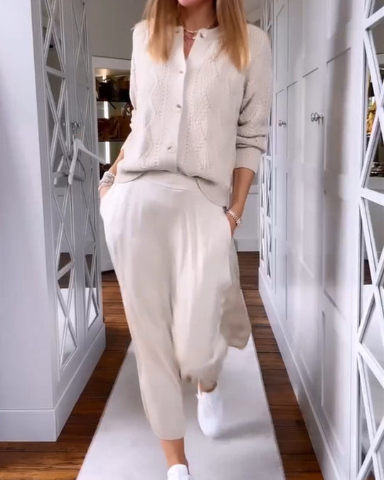 EB | Lässige und Stilvolle Allgemeine Strickjacke