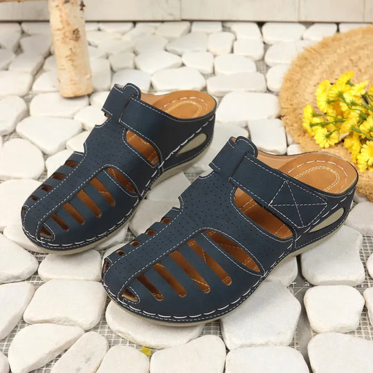 Stilvolle Hollow Wedge Sandalen EB