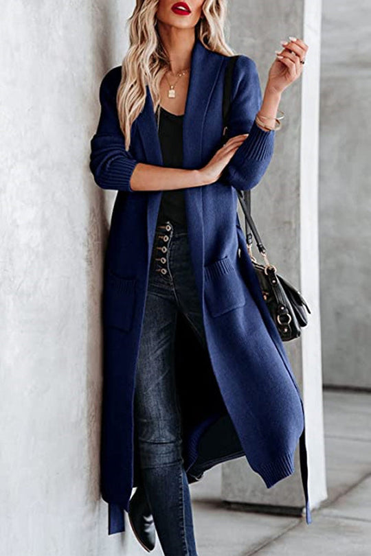 EB | Krawatten Revers Karten Strickjacke