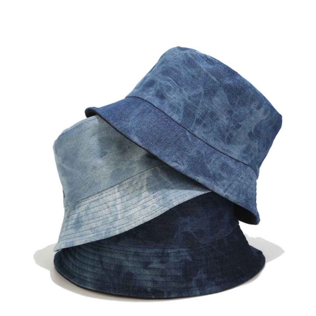 EB | Gewaschener Retro-Batik-Eimerhut