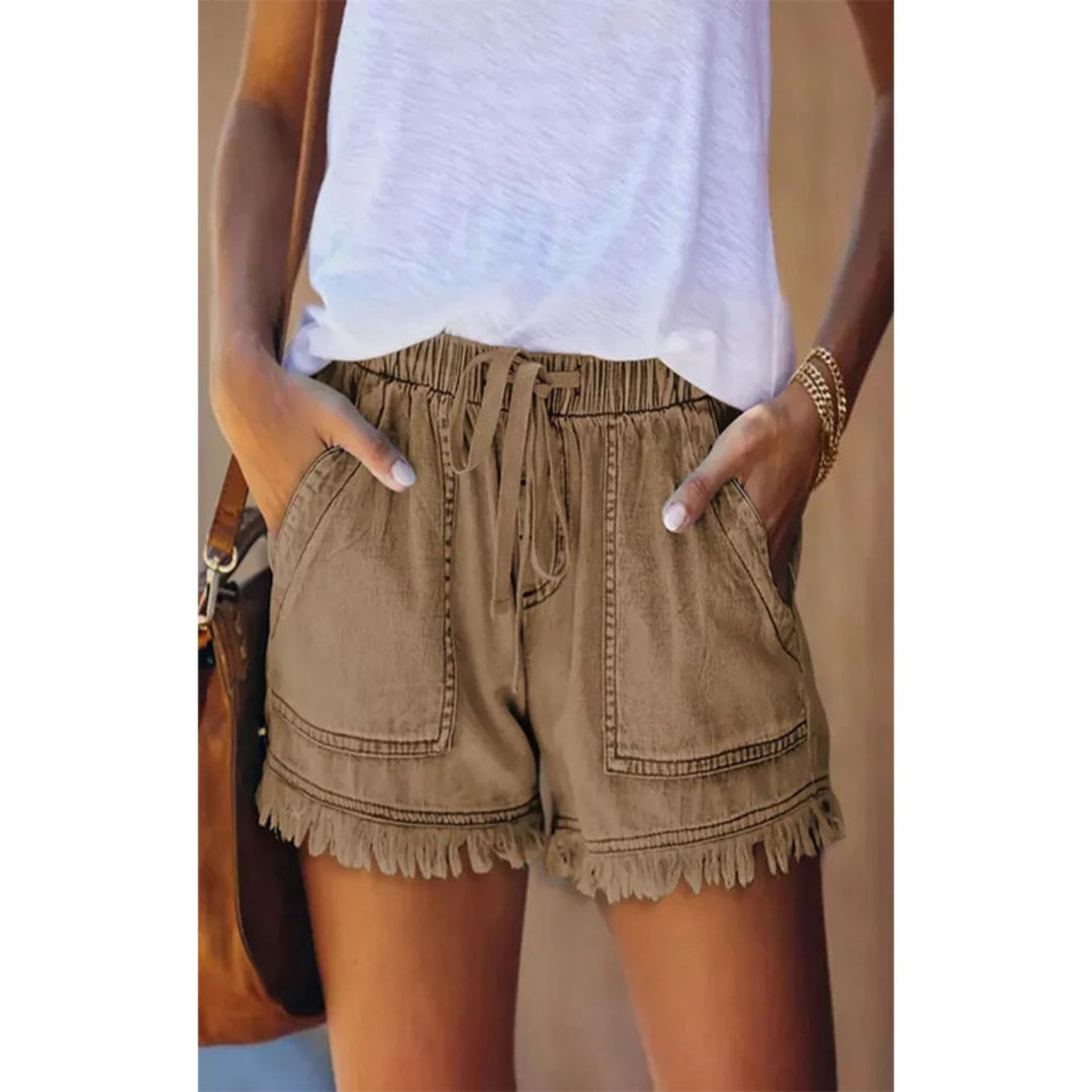 EB | Denim-Shorts mit hoher Taille