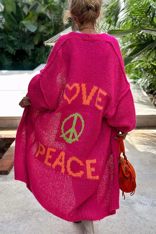 EB | Love & Peace Strickjacke