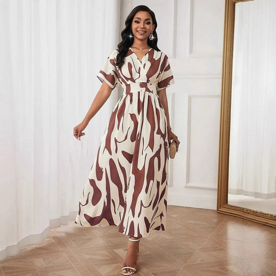 EB | Damenkleid mit bedruckter Taille