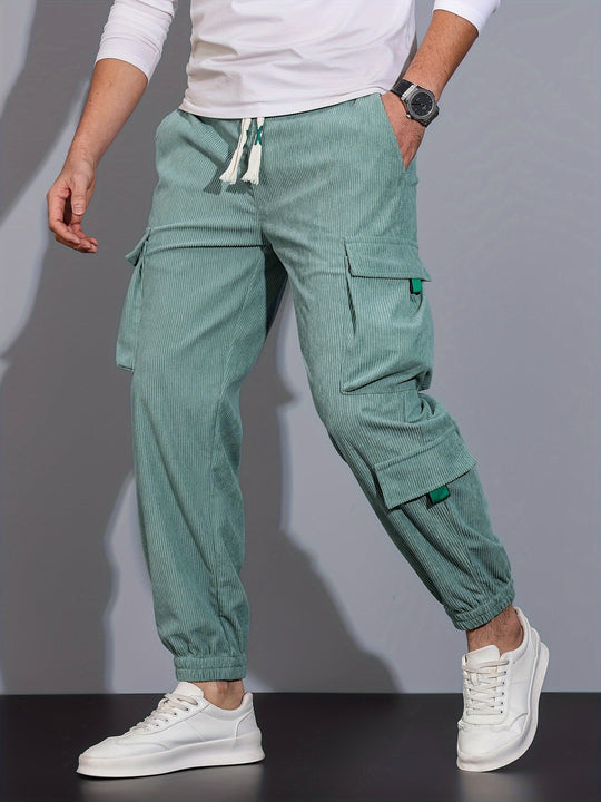 EB Schwarze Cargo-Hose für Herren