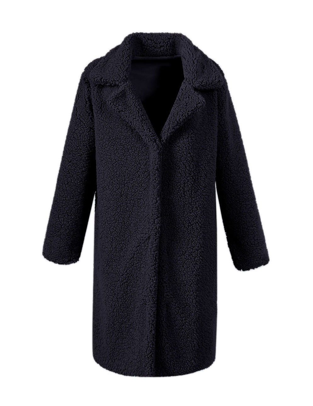 Damen Kuscheliger Teddy-Mantel EB