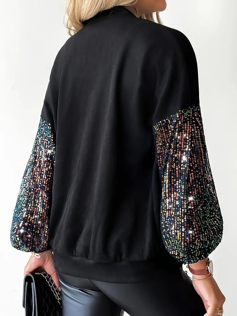 EB | Damen Paillettenjacke