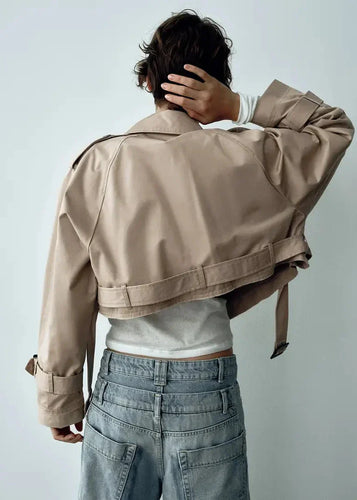 EB | Verkürzte Windbreaker-Jacke für Frauen