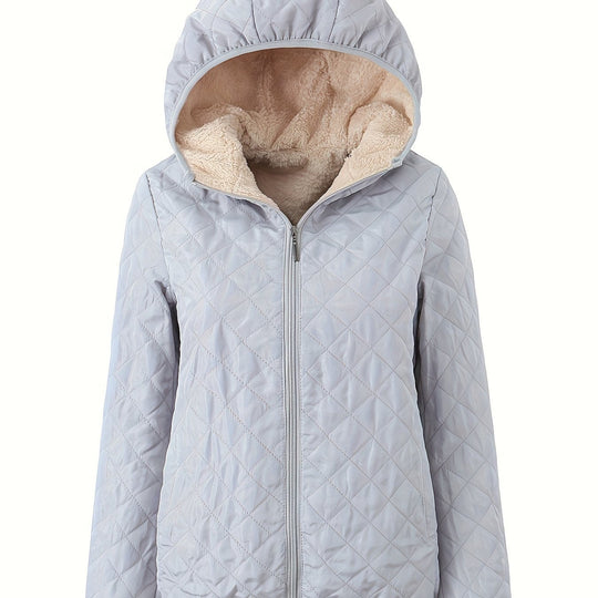 EB | Steppjacke mit Kapuze und Reißverschluss