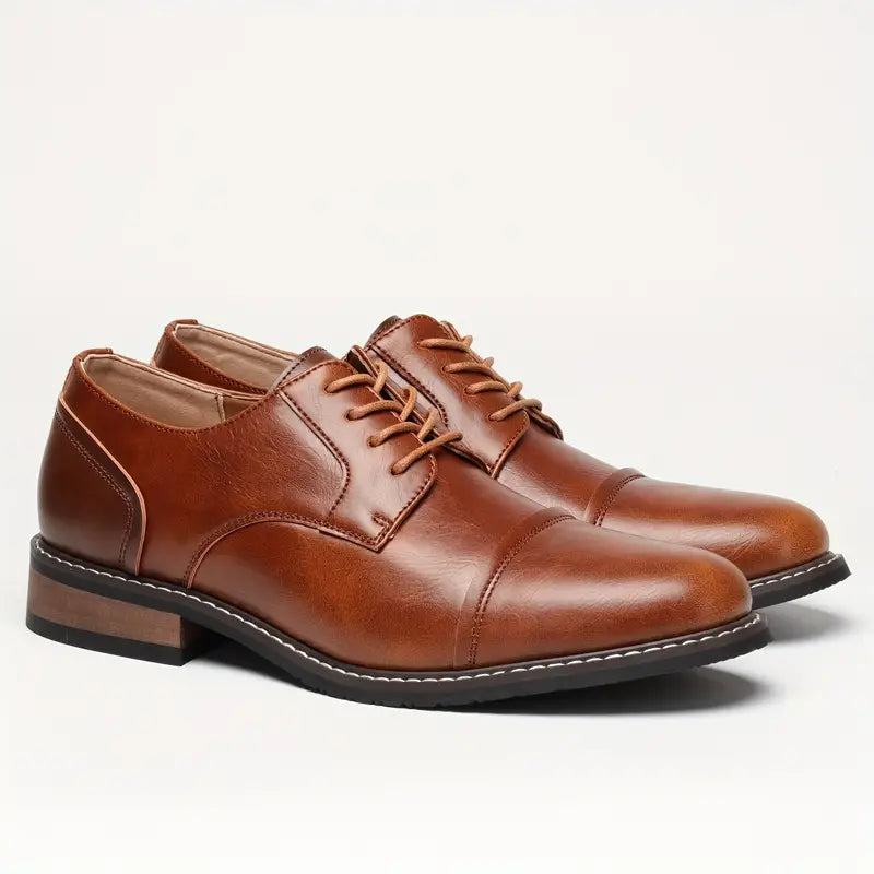 solide vintage-derby-schuhe für herren EB