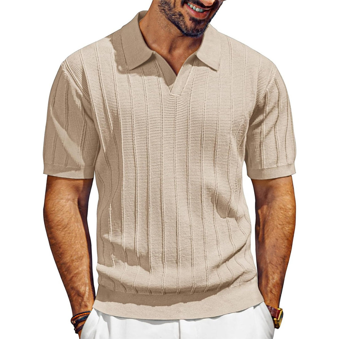 EB | Mesh-Loch hohler Strickpullover