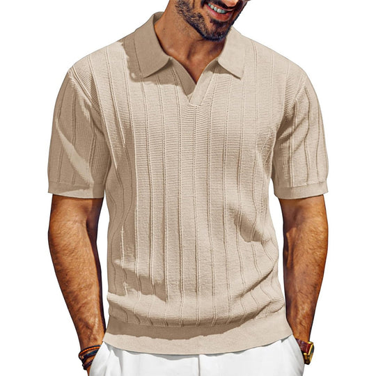 EB | Mesh-Loch hohler Strickpullover