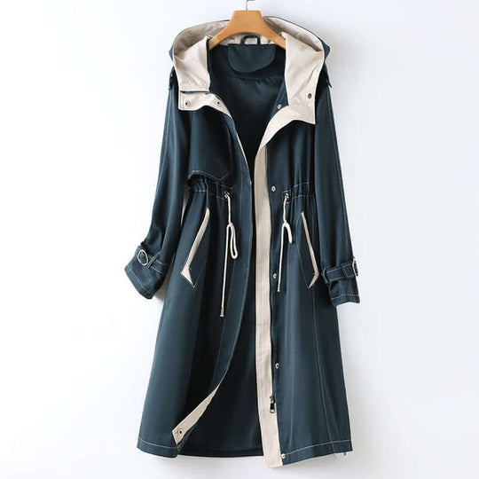EB | Damen Kapuzen-Windbreaker-Jacke