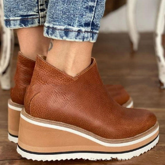 Orthopädische Leder-Sneaker mit Komfortsohle EB