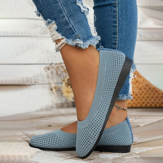 Lässige Atmungsaktive Flache Schuhe EB
