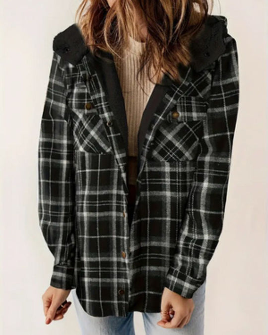 EB | Kariertes Jacket mit Sherpa Futter
