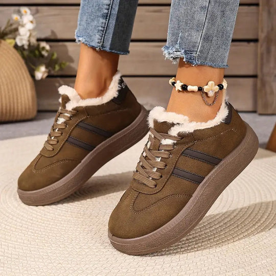 Bequeme Baumwoll-Sneaker mit warmem Innenfutter EB EB