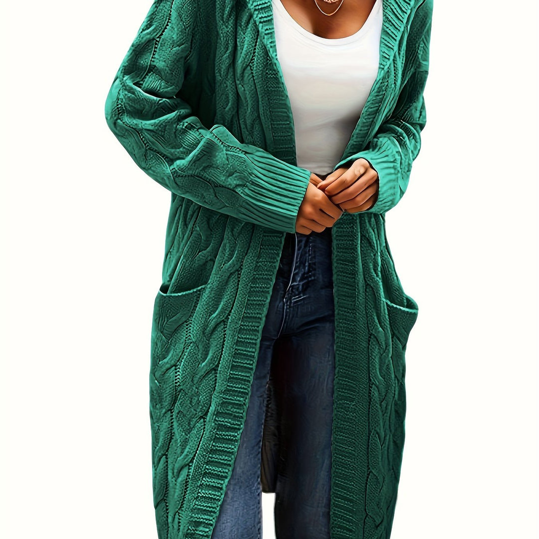 EB | Langstrickjacke mit Kapuze