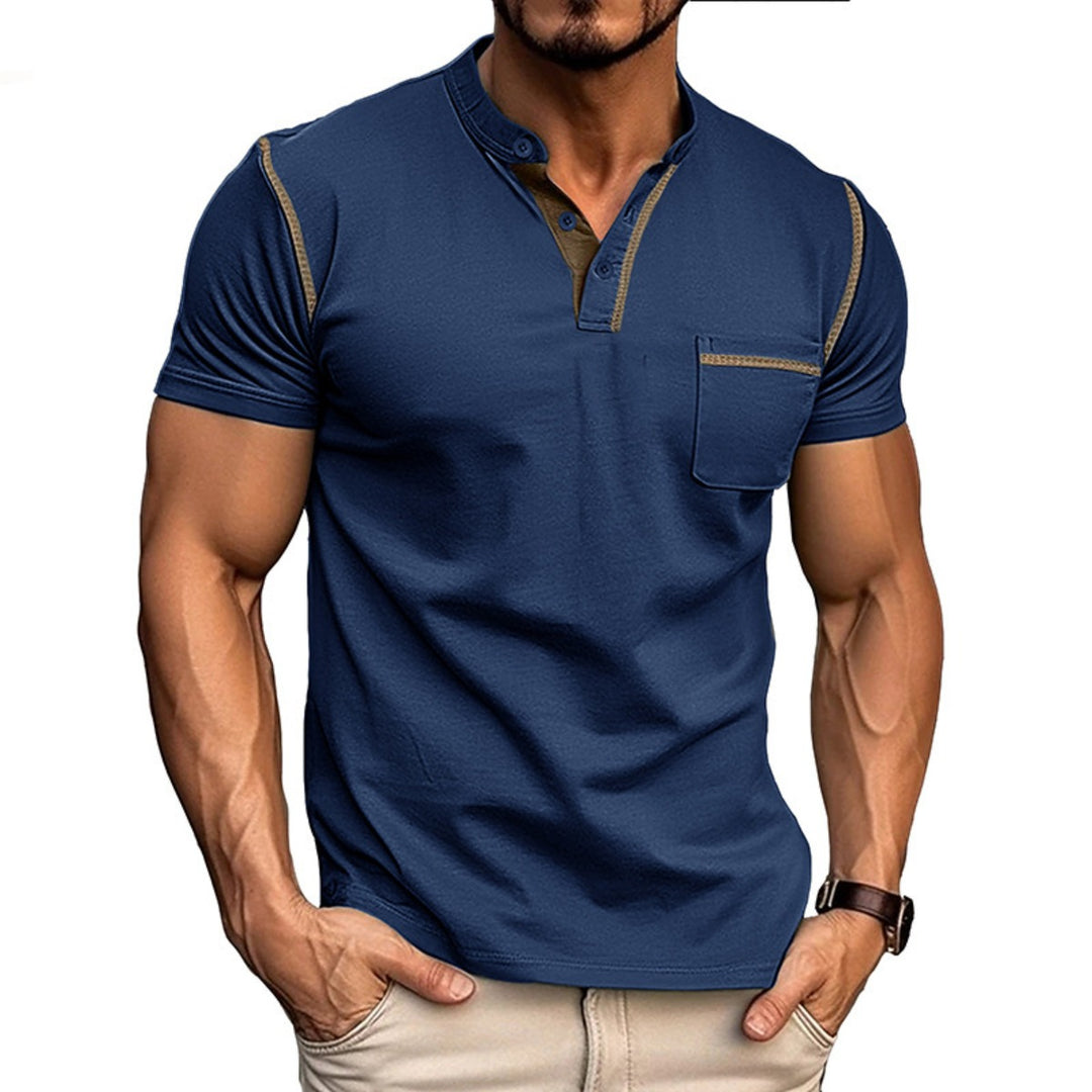 EB | Kurzärmeliges Henley-Hemd