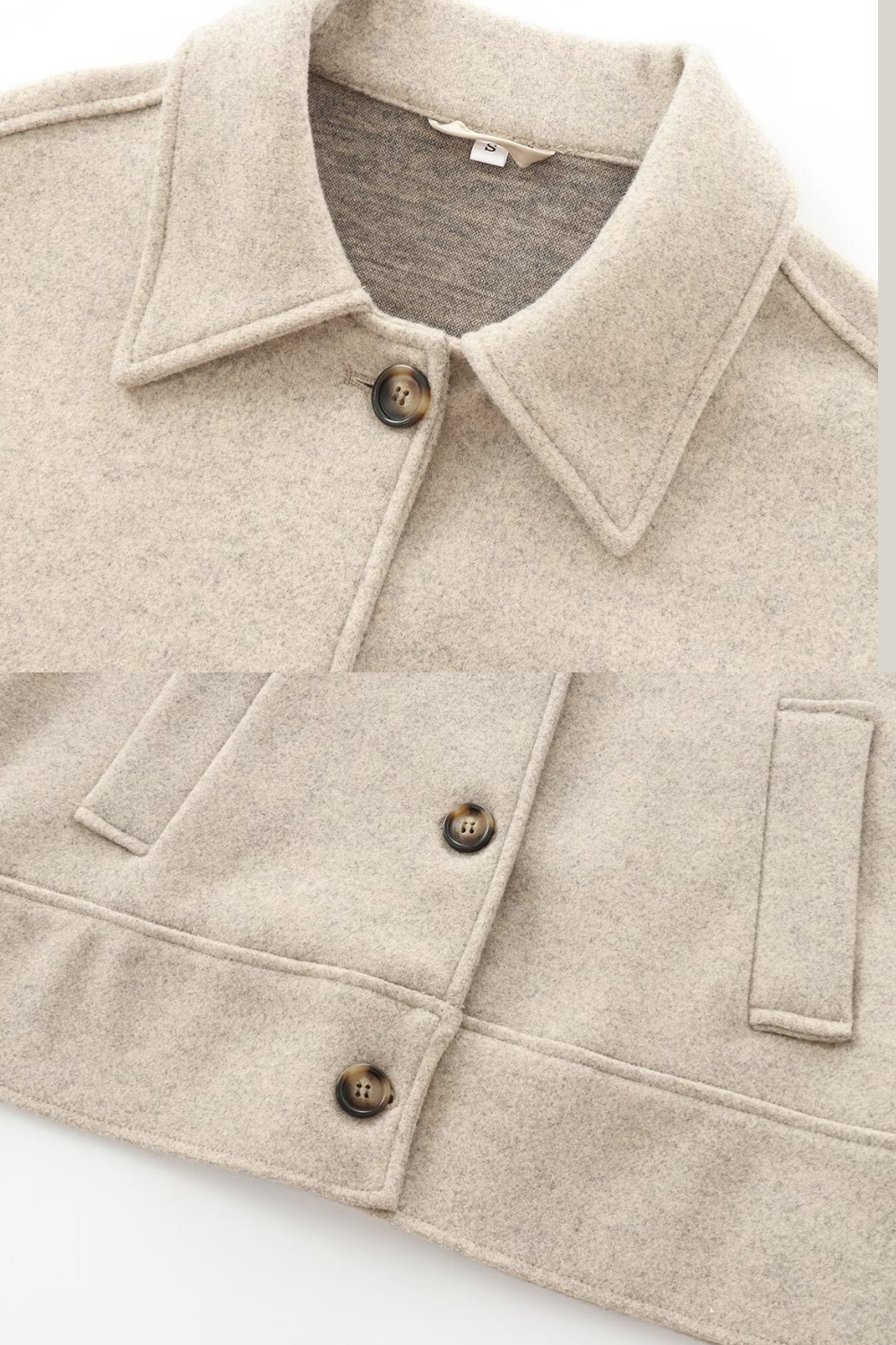 EB | Kragen Wollfilzjacke