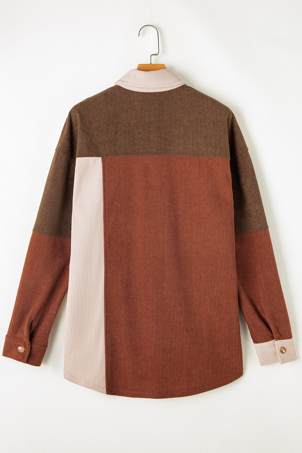 EB | Patchwork Hemdjacke Weich und Trendy Perfekt für Entspannte Tage