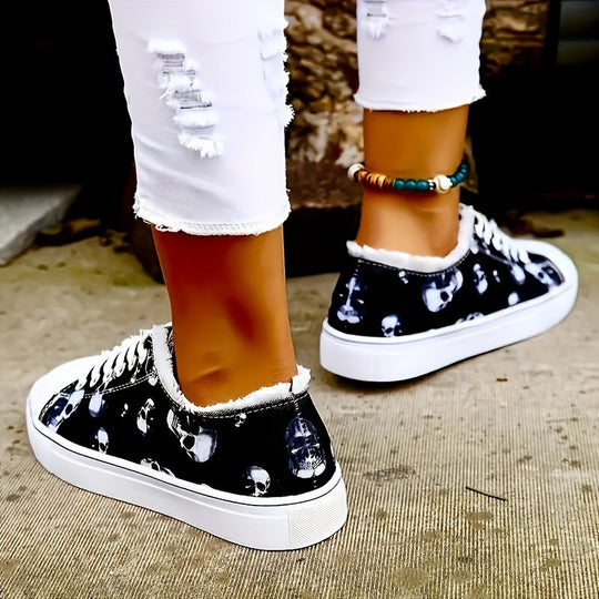Turnschuhe Mit Totenkopfdruck Luna EB