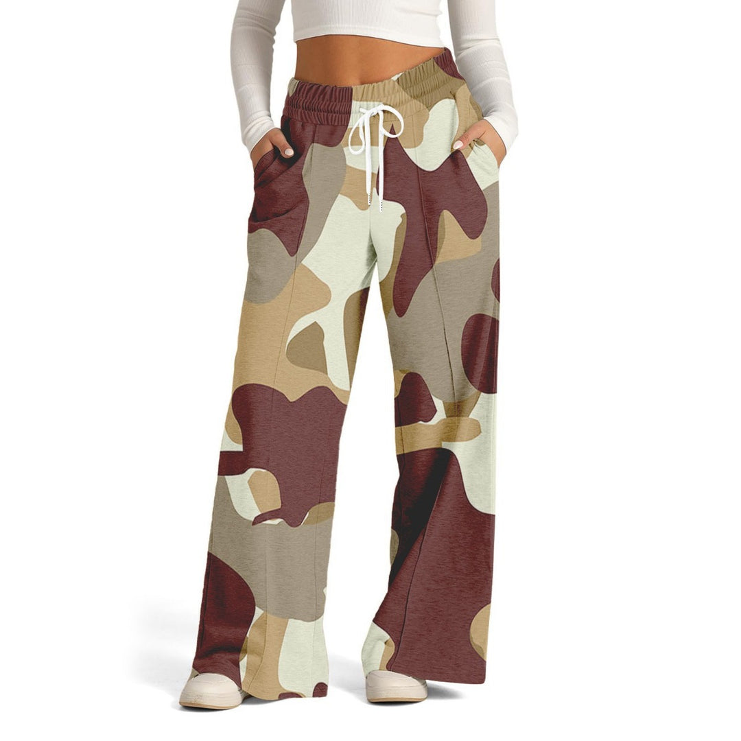 EB | Camouflage-Jogginghose mit hoher Taille