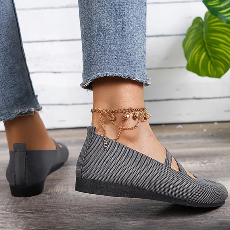 Atmungsaktive Mesh flache Schuhe EB