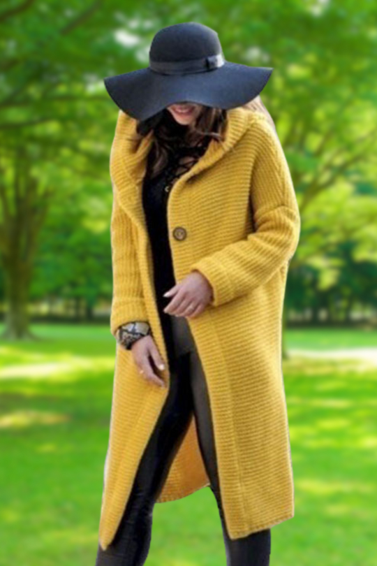 EB | Elegante Lange Strickjacke