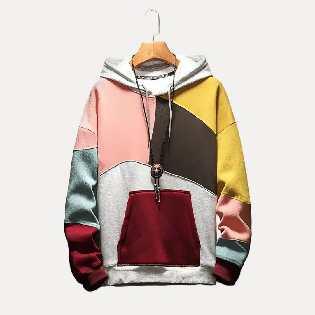 EB | Herren Hoodie mit Strick- & Druckdesign