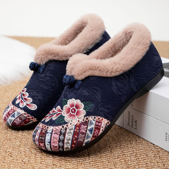 Warme Damen-Winterstiefel mit Plüschfutter EB EB