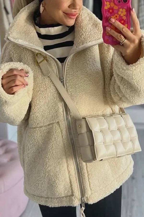 EB | Full-Zip Teddy-Jacke