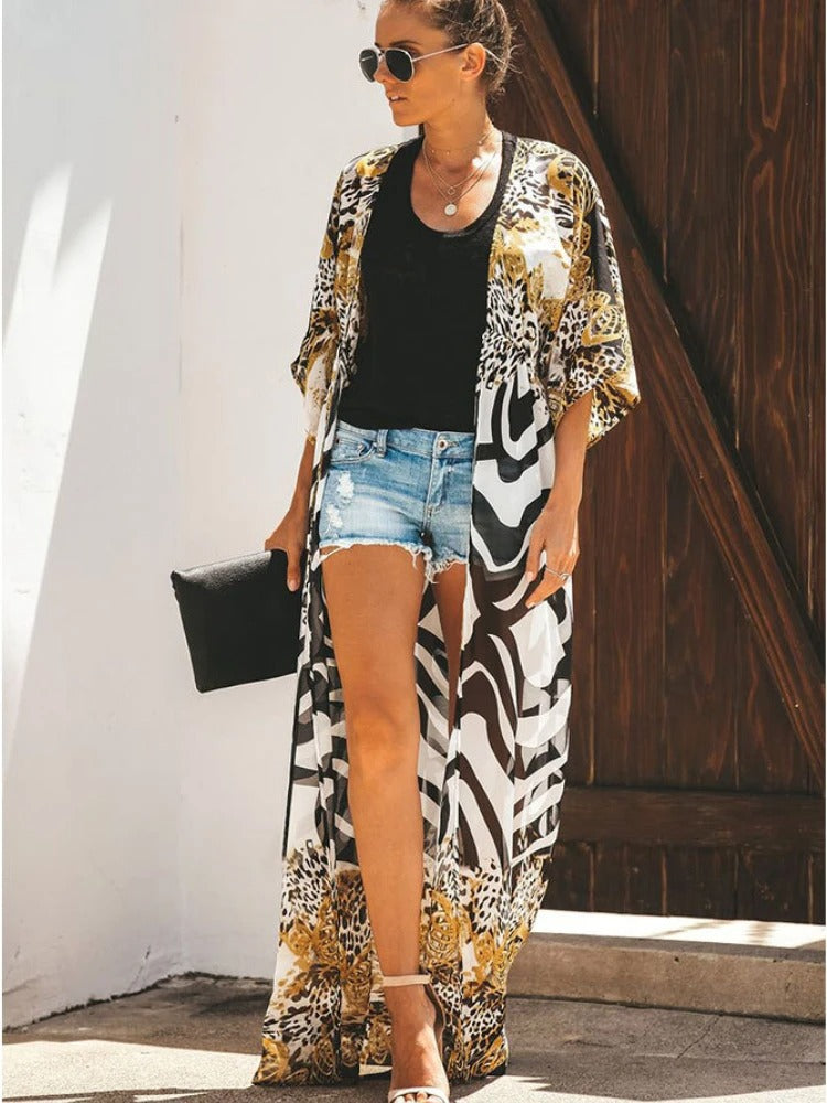 EB | Kimono mit Leopardenmuster