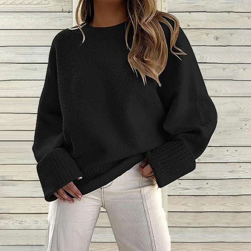 EB | Oversize Strickpullover Acryl Modern und Komfortabel